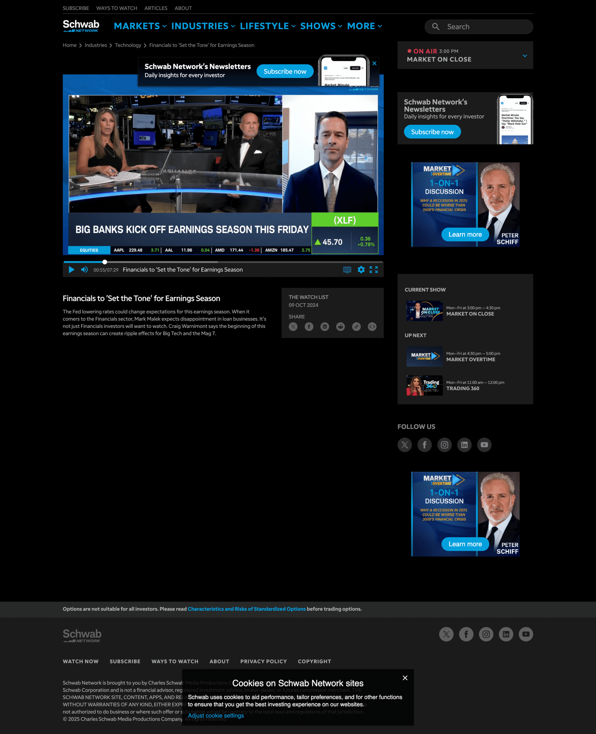 Financials to 'Set the Tone' article min