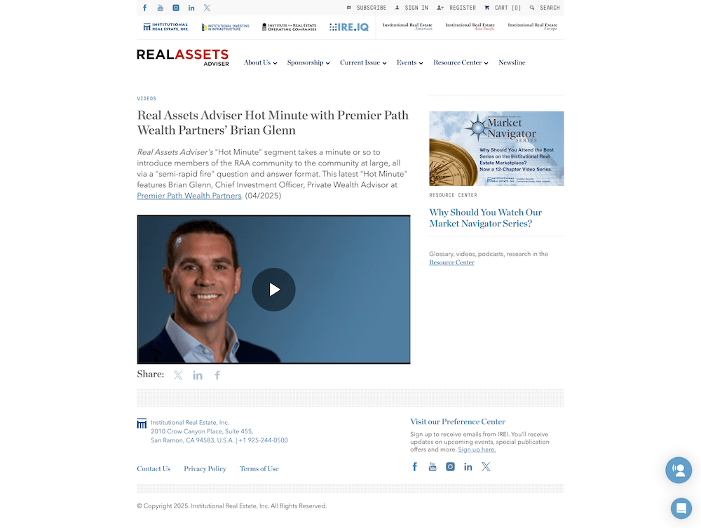 REAL ASSETS ADVISOR 18APR25 article min