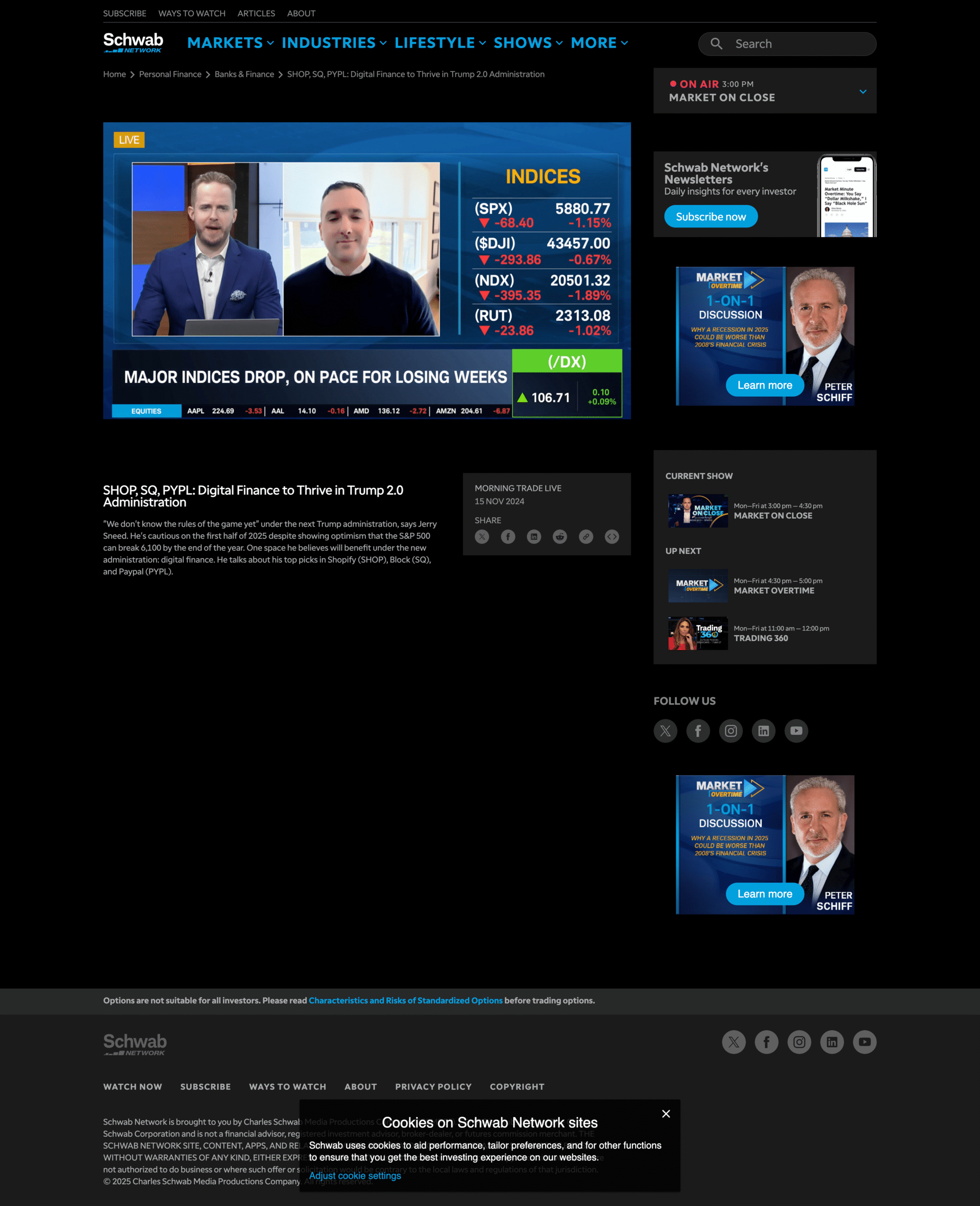 SHOP, SQ, PYPL Digital Finance to Thrive in Trump 2.0 Administration article min