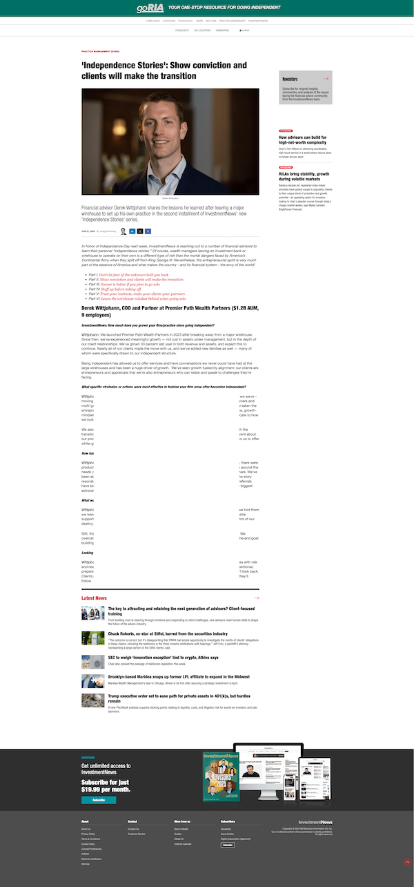 INVESTMENT NEWS 27JUN25 ARTICLE 2 min