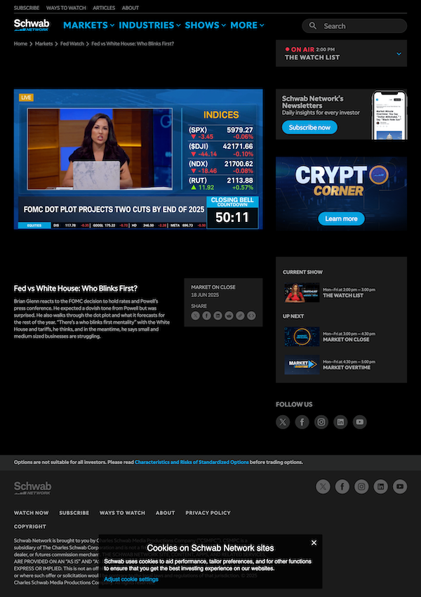 SCHWAB NETWORK 20JUN25 ARTICLE min