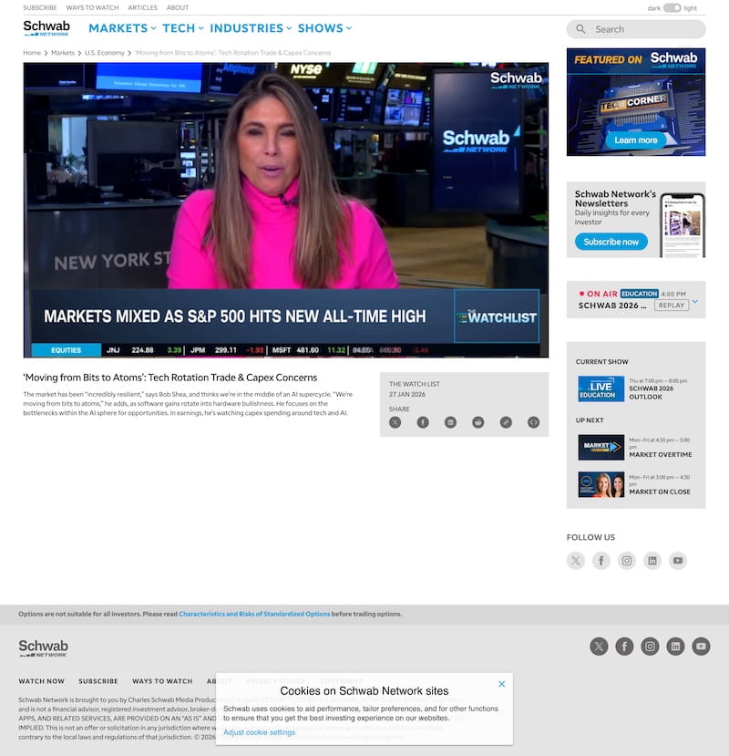 SCHWAB NETWORK 27JAN26 2 ARTICLE